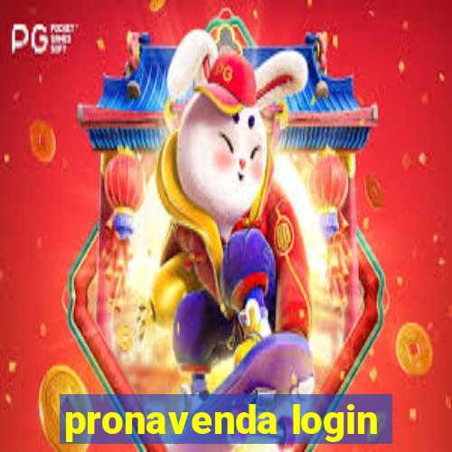 pronavenda login